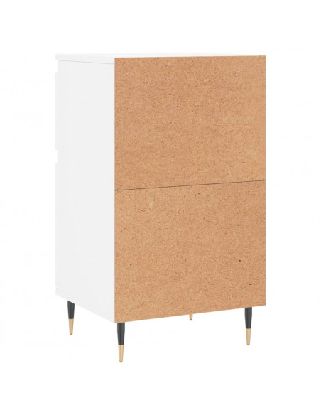 Credenze 2 pz Bianche 40x35x70 cm in Legno Multistrato