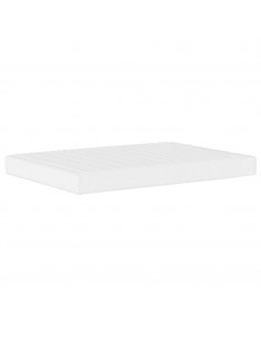 Letto con Materasso Marrone 140x200cm in Similpelle