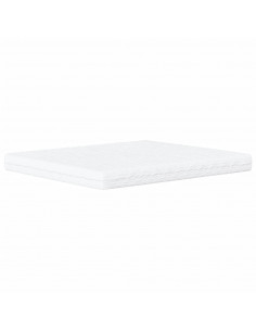 Letto con Materasso Marrone 160x200cm in Similpelle