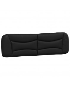 Letto con Materasso Nero 180x200 cm in Similpelle