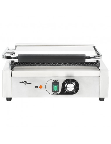 Griglia per Panini Scanalata 2200 W 43x30,5x20cm