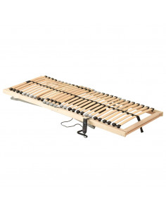 Letto con Telaio a Doghe Elettrico 28 Doghe 7 Zone 90x200 cm
