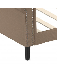 Letto da Giorno Cappuccino 100x200 cm in Similpelle