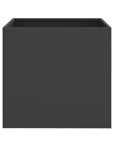 Fioriera Nera 49x47x46 cm in Acciaio Laminato a Freddo