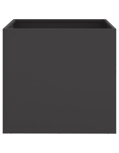 Fioriera Nera 49x47x46 cm in Acciaio Laminato a Freddo