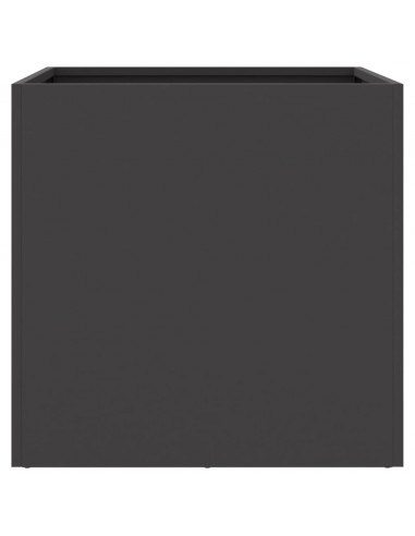 Fioriera Nera 49x47x46 cm in Acciaio Laminato a Freddo