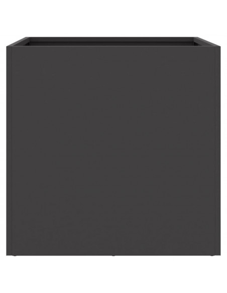 Fioriera Nera 49x47x46 cm in Acciaio Laminato a Freddo
