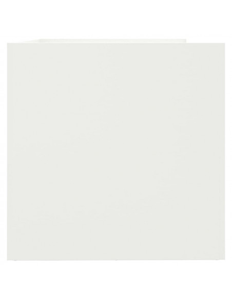 Fioriera Bianca 62x40x39 cm in Acciaio Laminato a Freddo