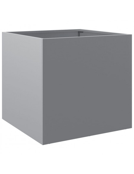Fioriere 2pz Argento 42x40x39 cm in Acciaio Zincato