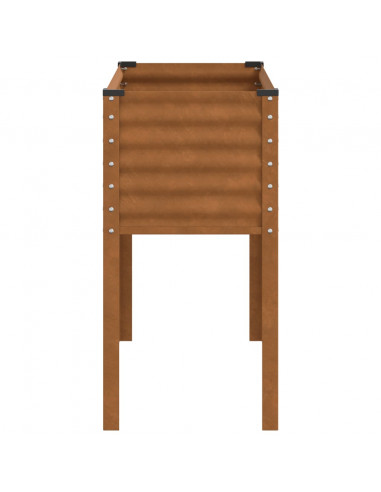 Fioriera da Giardino 100x41x90 cm in Acciaio Corten