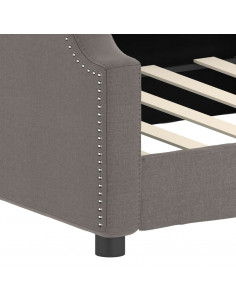 Letto da Giorno Tortora 90x200 cm in Tessuto