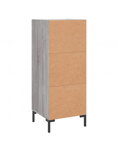 Credenza Grigio Sonoma 34,5x34x90 cm in Legno Multistrato