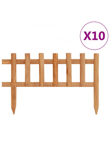 Bordature per Prato 10 pz in Legno di Abete 4,4 m
