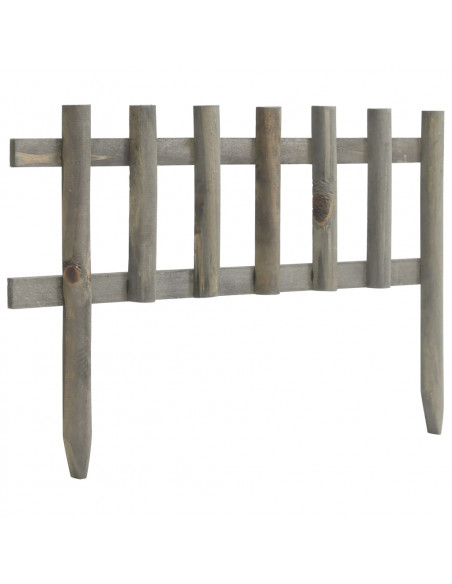 Bordature per Prato 10 pz in Legno di Abete 4,4 m