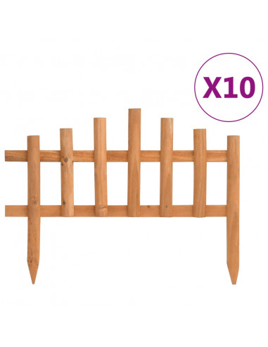 Bordature per Prato 10 pz in Legno di Abete 4,4 m