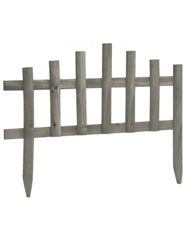 Bordature per Prato 10 pz in Legno di Abete 4,4 m