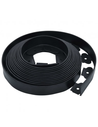 Bordura per Prato Flessibile con 30 Picchetti 10 m 5 cm