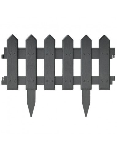 Bordi per Prato 25 pz Antracite 10 m in PP