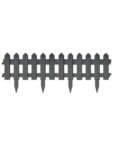 Bordi per Prato 25 pz Antracite 10 m in PP