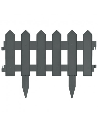 Bordi per Prato 25 pz Antracite 10 m in PP