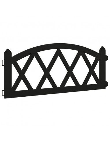 Bordi per Prato 17 pz Neri 10 m in PP