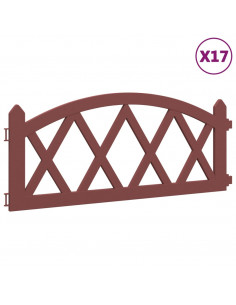 Bordi per Prato 17 pz Rossi 10 m in PP 2