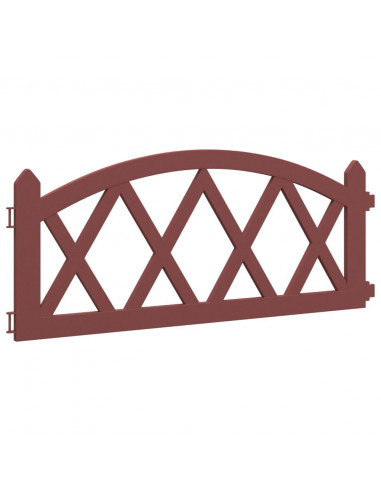 Bordi per Prato 17 pz Rossi 10 m in PP