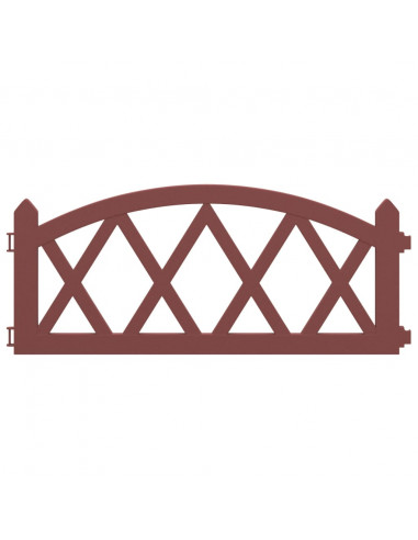 Bordi per Prato 17 pz Rossi 10 m in PP