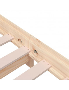 Letto Impilabile 75x190 cm in Legno Massello di Pino