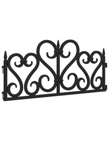 Bordi per Prato 17 pz Neri 10 m in PP