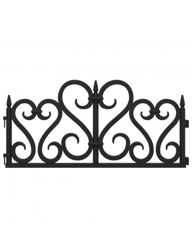 Bordi per Prato 17 pz Neri 10 m in PP