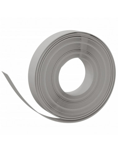Bordatura da Giardino Grigia 10 m 10 cm in Polietilene