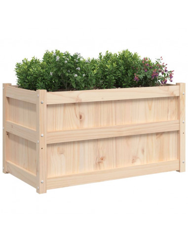 Fioriera da Giardino 90x50x50 cm in Legno Massello di Pino