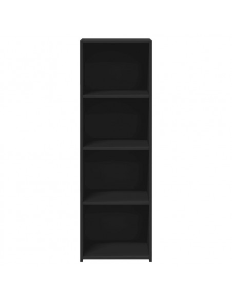 Credenza Nera 40x41x124 cm in Legno Multistrato