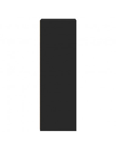 Credenza Nera 40x41x124 cm in Legno Multistrato