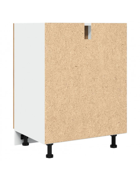 Armadio Inferiore Rovere Artigianale 60x46x81,5 cm Multistrato