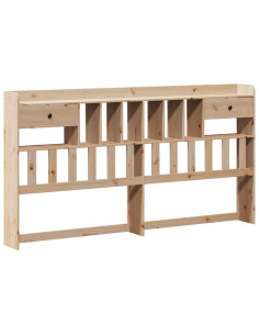 Letto Libreria senza Materasso 180x200 cm in Legno di Pino