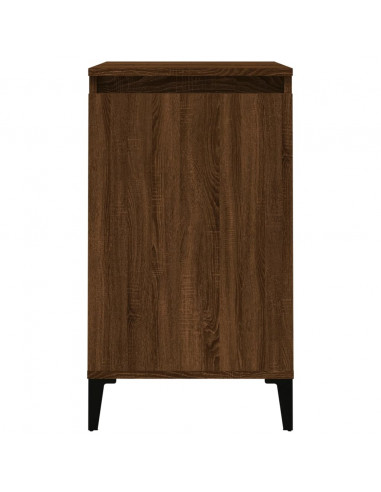 Comodini 2 pz Rovere Marrone 40x35x70 cm in Legno Multistrato