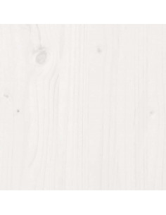 Letto Libreria senza Materasso Bianco 135x190 cm Legno di Pino