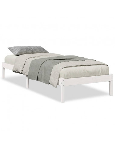 Letto Extra Lungo senza Materasso 80x200 cm in Legno di Pino