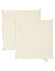 Imbottitura per Seduta Giardino 2pz Crema 45x45x2 cm Quadrata 2