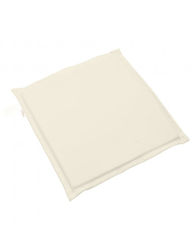 Imbottitura per Seduta Giardino 2pz Crema 45x45x2 cm Quadrata