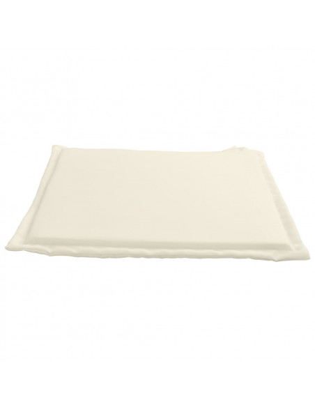 Imbottitura per Seduta Giardino 2pz Crema 45x45x2 cm Quadrata