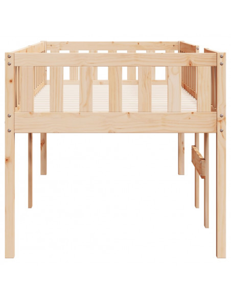 Letto per Bambini senza Materasso 80x200 cm Legno Massello Pino