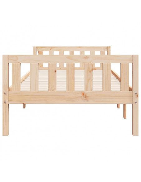 Letto per Bambini senza Materasso 90x200 cm Legno Massello Pino