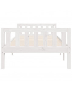Letto per Bambini senza Materasso Bianco 90x200cm Massello Pino