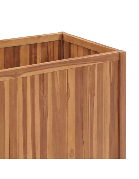 Letto Rialzato 100x50x70 cm in Legno Massello di Teak