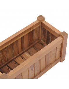 Letto Rialzato 50x25x25 cm in Legno Massello di Teak