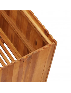 Letto Rialzato da Giardino 100x100x50 cm in Massello di Acacia