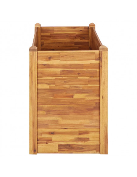 Letto Rialzato da Giardino 110x60x84 cm Legno Massello d'Acacia